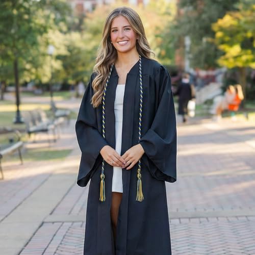 Image of GraduationMall Graduation Honor Cord 68 inch NavyGold