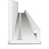 LED Lichtvoute LEA für indirektes Licht an Wand und Decke | Stuckleiste 2 meter lang aus Rigips | Moderne indirekte Beleuchtung für Decke