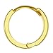 14k Yellow Gold 2mm Thickness Huggie Earrings (10 x 10 mm)