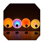 TINTIPS Rainbow Night Light Tiktok Trending Projector Led Lamp,90 Degree Rotation Rainbow Projection Lamp for Kids Adults Home Party Living Room Bedroom Decor (Rainbow)