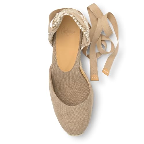 Image of Castaner | Espadrille with Wedge Carina Made in Canvas 7 cm | Woman
