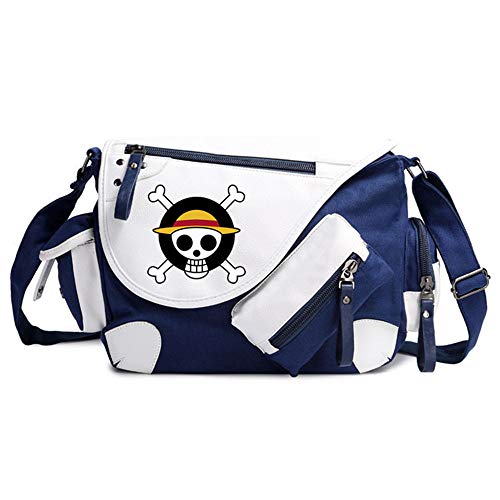 Anime ONE PIECE Cosplay Mochila Messenger Bag Bolsa de Hombro Bolso Bandolera Mensajero
