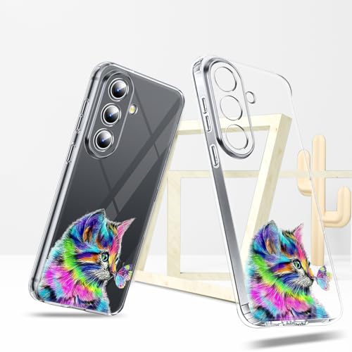 Coque Samsung S26 Plus fine transparente anti-rayures chat - 5