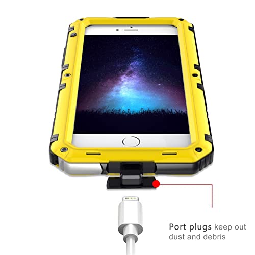 Coque antichoc iPhone 6S Plus protège écran intégrale métal