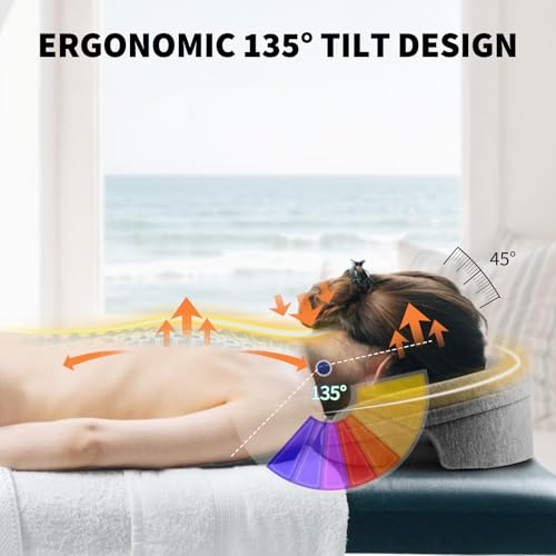image for VVB Face Down Pillow for Massage Table, Massage Headrest for Bed, Stom