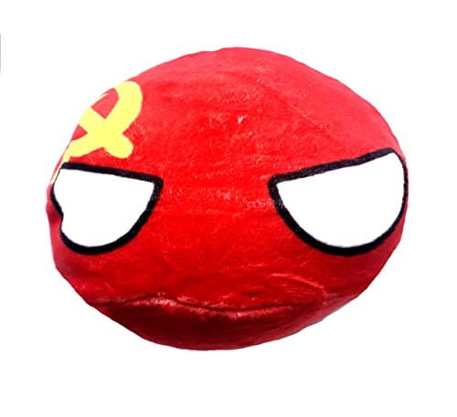 10cm Countryballs Country Ball Cute Soviet Union USSR Communist Hammer & Sickle Flag Cuddly Meme Ball Toy Gift - Image 3