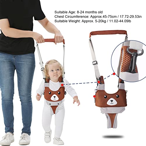 Baby Walking Harnesses, Handheld Baby Walk Helper, Adjustable Size Infant Walker Harness Assistant Belt Walk Learning Helper Walk Support Assist Trainer Tool for 8 to 24 Month Infant