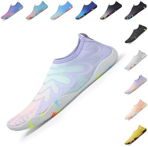 Bild von Baofular Badeschuhe Damen Herren Wasserschuhe Schwimmschuhe Sommer Strandschuhe Schnell Trocknend Aquaschuhe Surfschuhe für Meer, Gr. 35-46 34 EU