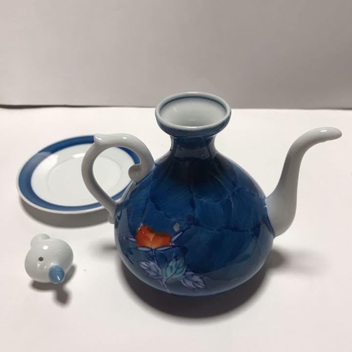 有田焼(鍋島焼) 瀬兵窯 色絵唐人図 醤油さし 調味料入れ 有田焼(鍋島焼