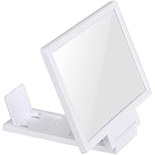 Mobile Phone Screen Magnifier HD 3D Video Screen Amplifier Stand with Movie Game Magnifier Folding Phone Desk Holder,A A
