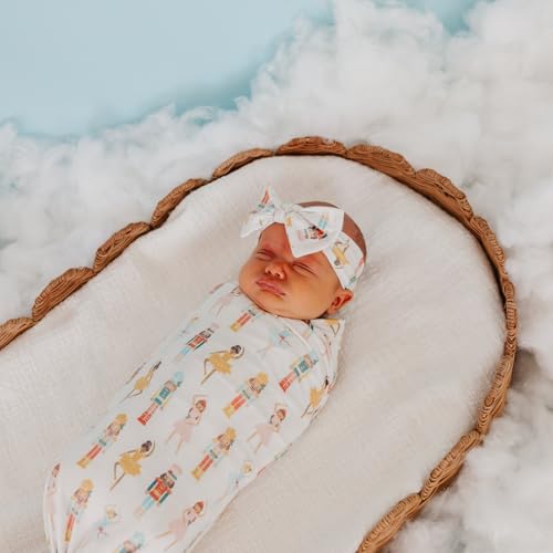 Image of Copper Pearl Swaddle Blankets for Newborns | Soft Stretchy Receiving Blankets for Boys and Girls | Large 46 x 46 Inch Baby Blankets | Lightweight and Breathable Swaddles | Juliet