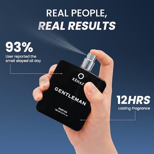 Image of KENAZ Gentleman Perfume 100ml Parfum, Dubai viral perfume | Green, Citrus & Woody Notes | Perfume for Men | 20% Fragrance Oil | Long Lasting Perfume for Men | Luxury Mens Fragrance | IFRA-Certified