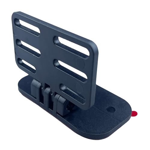 Soporte para cámara trasera - Montaje de cámara | Soporte ajustable para ventana trasera para coche, ángulo de 180 grados, parabrisas, para camioneta, camión y accesorios de viaje ABS, 1 unidad