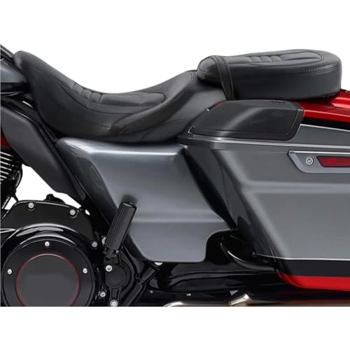 Selle passager noir profil bas pour moto Davidson Touring Road King - 5