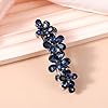 Haarschmuck Blau für Damen Kristall Stil Haarspange Luxus Schmuck Design Haarnadel Vintage Strass Barrettes Sparkly Braut Haarspangen für Frauen Und Mädchen Abendparty Hochzeit Täglicher Gebrauch #3