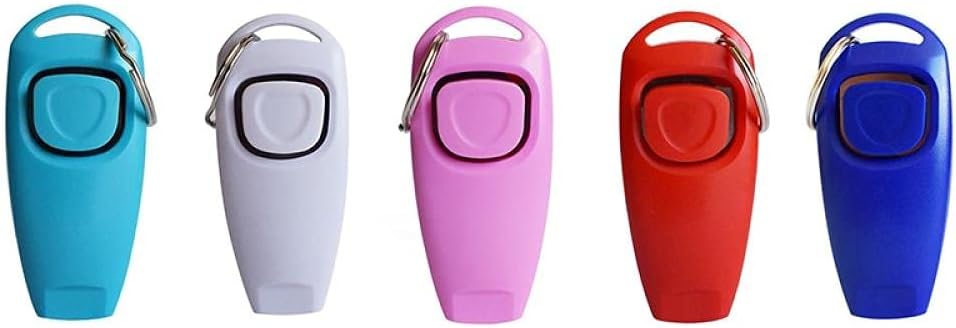 Professional Dog Whistles 5 Pcs Pet Dog Whistle and Clicker Puppy Stop Barking Training Aid Tool Clicker Portable Trainer Dog Toys