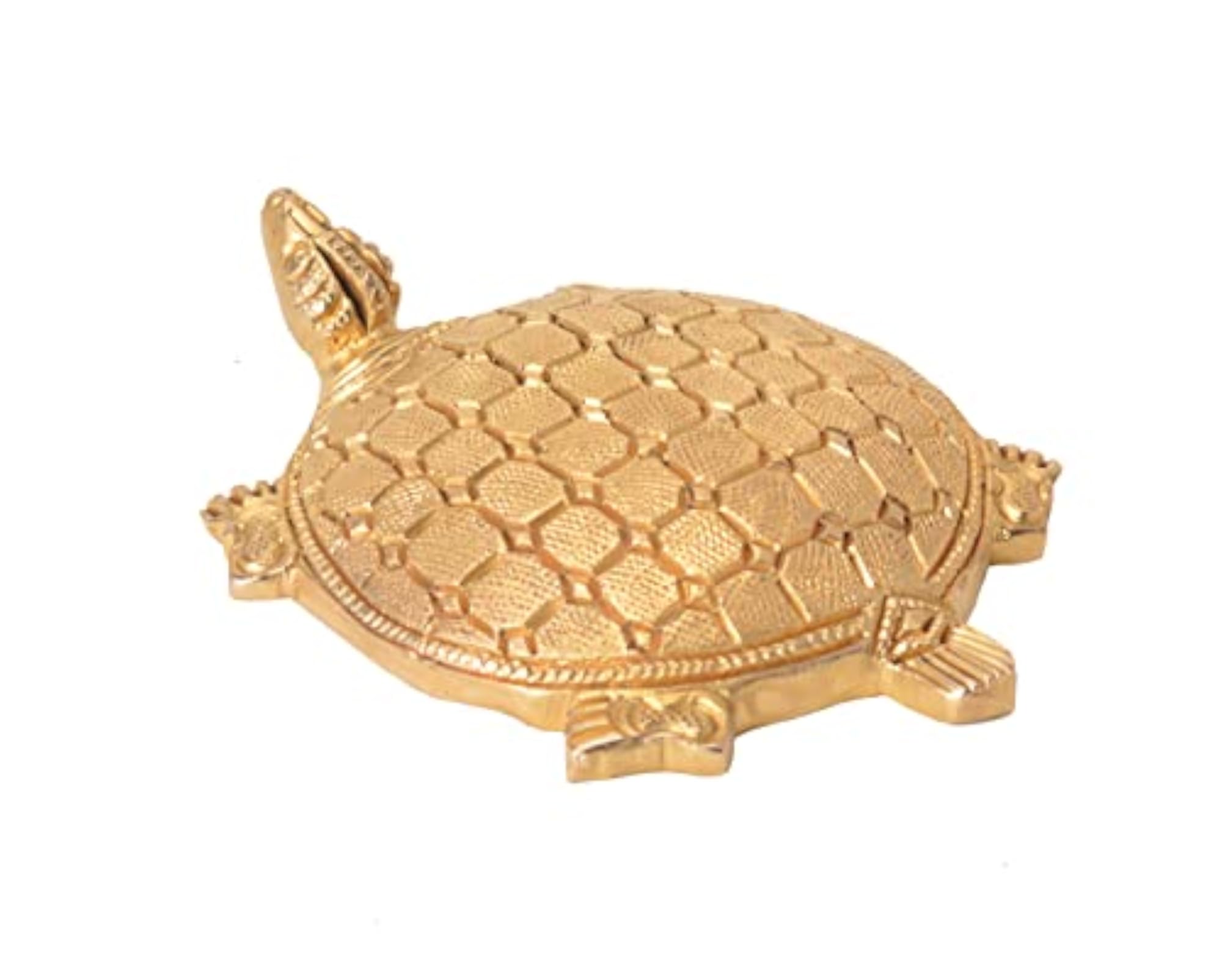 Brass Metal Tortoise for Good Luck Decor