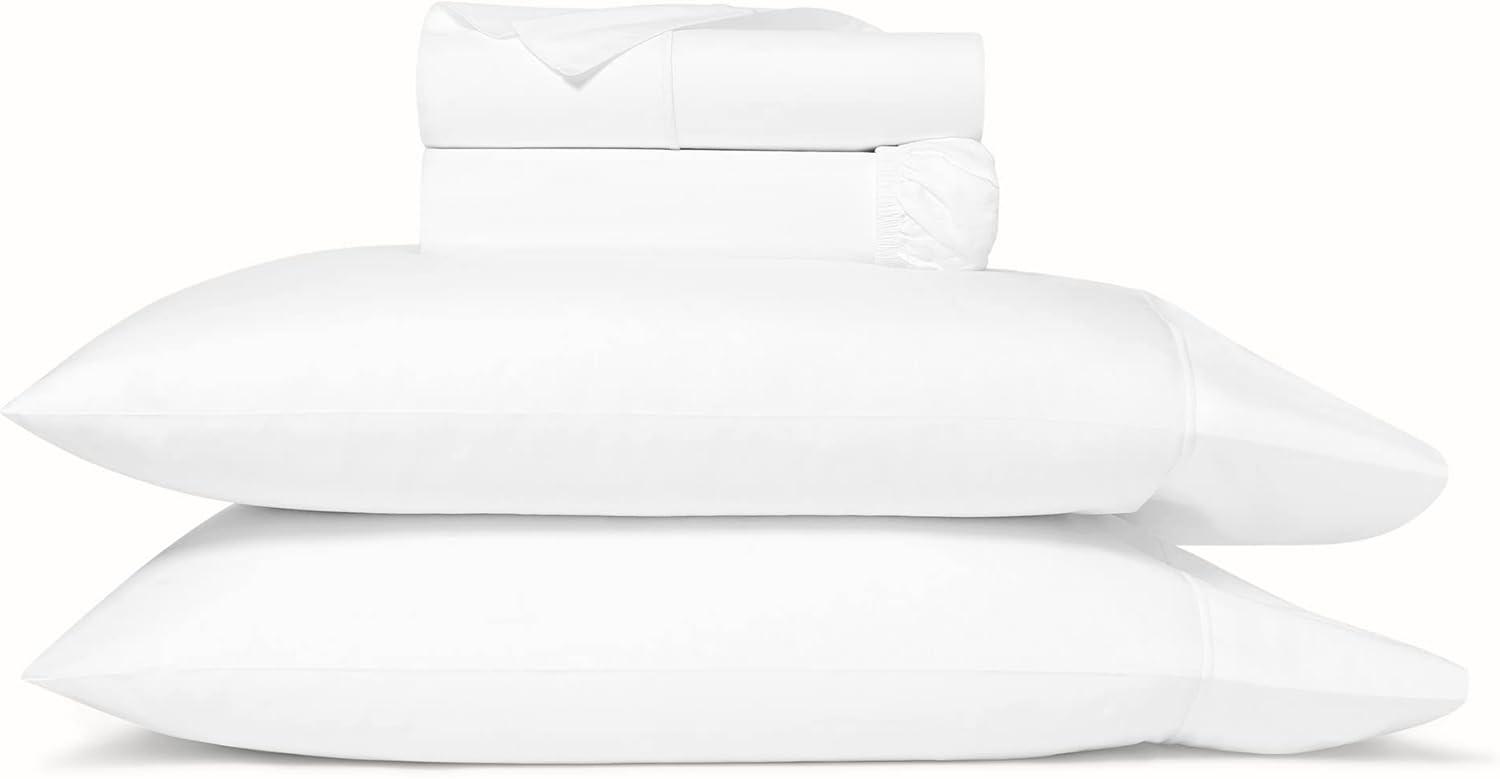 BOLL & BRANCH Signature Embroidered Sheet Set Luxury 100