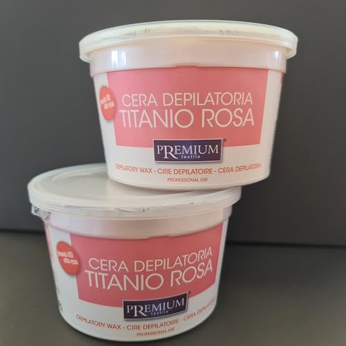 CERA DEPILATORIA AL TITANIO ROSA 350 ml IN MICROONDE IN
