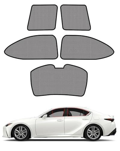 Loveyes レクサス IS サンシェード メッシュ 車中泊 断熱 虫よけ 日除け 遮光 仮眠 UVカット 専用アクセサリー (レクサス IS)