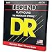 DR Strings Legend- Polished Flatwound Stainless Steel Bass Strings: Medium 45-105