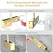 Lightbiz Picture Light, 15.35inch 5400mAh Rechargeable Picture Lights for Wall Battery Operated Wall Light, 3 Colors Paintings Light Dimmable Art Light for Artwork, Gallery (Gold)