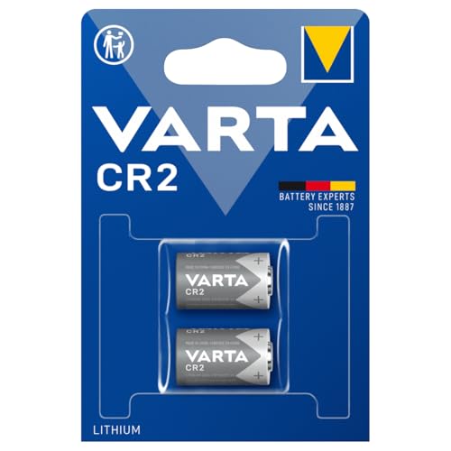 VARTA Batterien CR2 Lithium Rundzelle 2 Stück 3V Spezialbatterien für elektronische Kleingeräte mit langanhaltender höchster Leistung