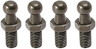 X AUTOHAUX 4 Set 10mm M8x15mm Car Gas Strut Ball Studs Black