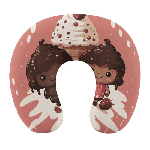 Almohada espuma viscoelástica tamaño único U miniatura 1