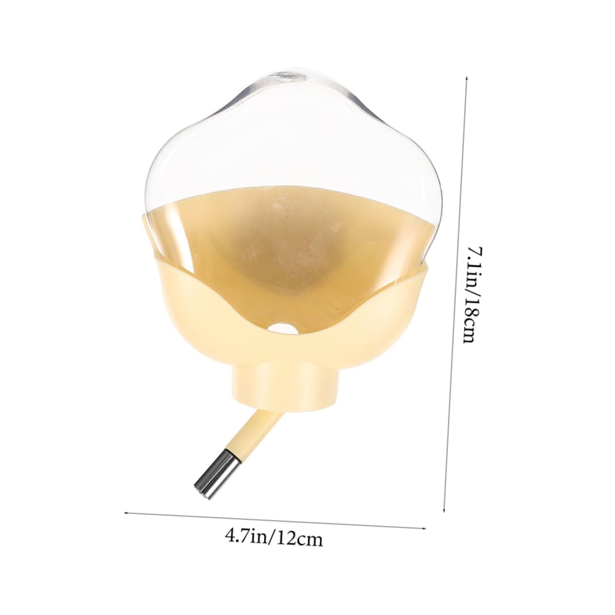 KESYOO Automatic Hanging Rabbit Water Feeder Leak Pet Water Dispenser for Cage Use Easy Snap Design for Cleaning Refilling for Bunnies Hamsters Portable Pet Waterer