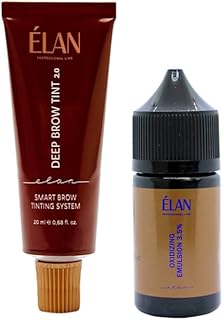 Mini Brow Tint Kit Icy Cold Brown with 3.5% D...