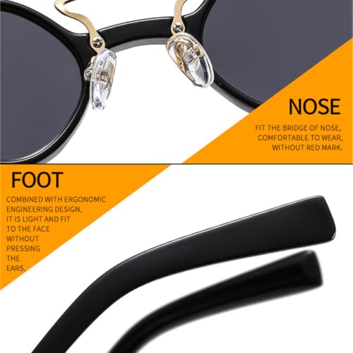 Lunettes de soleil carrées rétro anti-fatigue visuelle verres transparents océan protecteurs