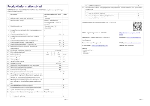 Thomson 55 Zoll (139 cm) 4K Ultra HD Smart Android TV, Google Assistant, Wi-Fi, Dolby Digital, Bluetooth, Triple-Tuner (Kabel/Satellit/Antenne), HDMI, CI+, A+ Panel - 55UA5S13