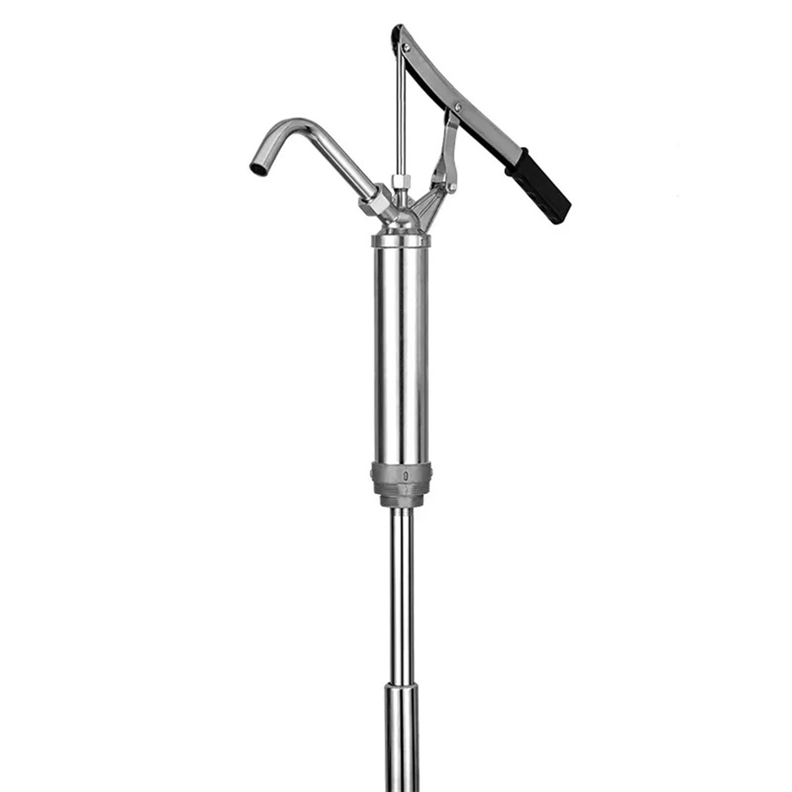 GDHKDDFL Heavy-duty manual lever oil pump, Water Drum Pump Sturdy Fluid Transfer Ergonomic Handle Oil