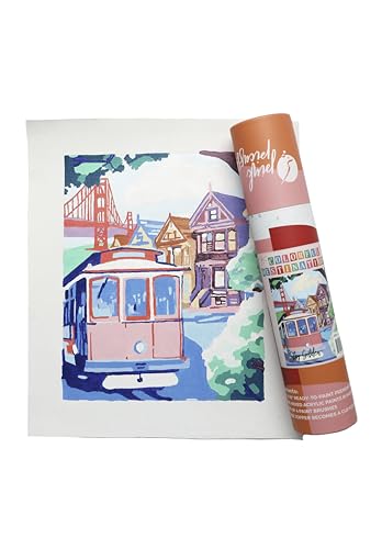 Pink Picasso Kits Colorful Destinations Paint by Number for All