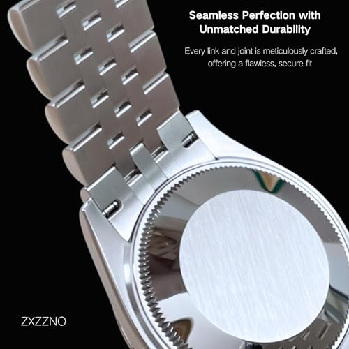 Image of Metal Watch Band 36 40 41mm Dial For Rolex Submariner /GMT Master II /Daytona /Datejust /Day-Date Men,20mm /21mm Replacement Curved-End Strap Wrist Band,Quick-Release Bracelet Wristband Oyster Clasp