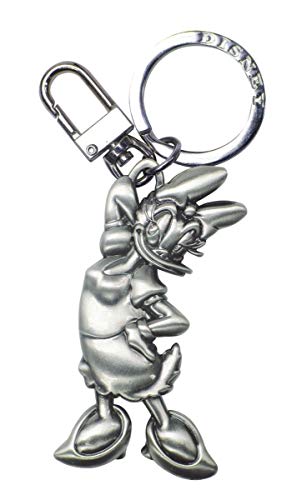Disney Daisy Duck Pewter Keyring,Silver