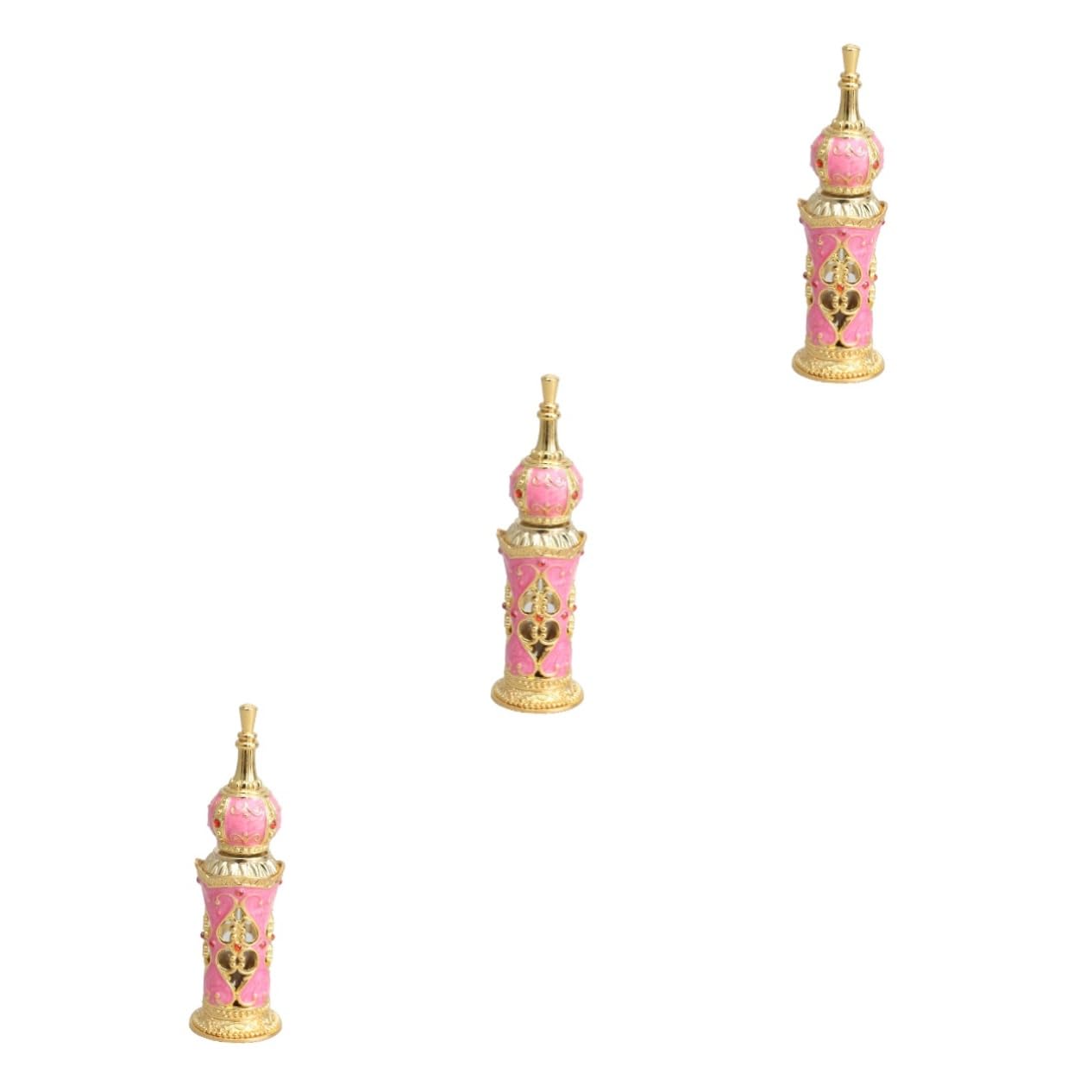 WOONEKY 3 Flaconi Di Profumo Da 12 Ml Per Donna in Stile Mediorientale in Per Piccole Bottiglie Di Profumo Da Viaggio E Da Riporre in Borsa.