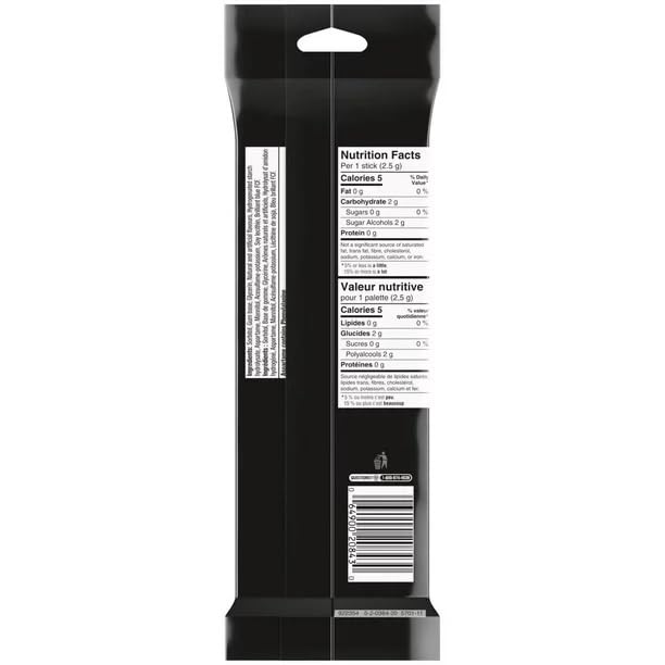 Miniatura 3 de Wrigley's - 5 chicles de mascar sin azúcar con sabor a menta y cobalto, (paquetes de 9 x 15 chicles en palo) Enviado desde Canadá