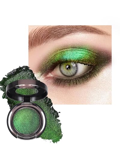 Image of Duochrome Glitter Eyeshadow Palette, Chameleon Green Single Eye Shadow