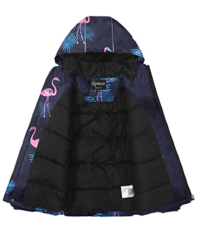 Image of Boys Girls Waterproof Ski Jacket Hooded Snowboard Coat Windproof Winter Snow Outwear