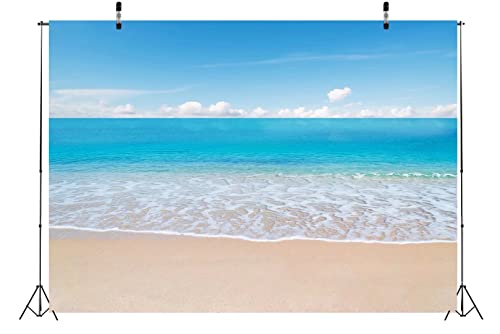 Fondo fotográfico tela BELECO 15x8 pies Playa tropical miniatura 3