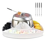 Smores Maker Tabletop Indoor Kit Smores Kit Indoor Smore Maker Tabletop Smores Maker Flameless Electric S'mores Maker Marshmallow Roaster, Movie Night Supplies Housewarming Christmas Gifts 120V 345W