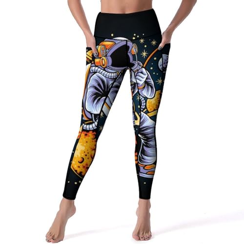 Legging femmes qui ne glisse pas Espace Pêche pantalon sport taille haute S
