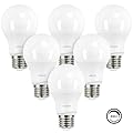 Linkind A19 LED Light Bulbs Dimmable, 60W Equivalent Light Bulbs, E26 Base, 5000K Daylight, 9.5W 840 Lumens 120V, UL Listed FCC Certified, LED Lights for Bedroom Living Room Home Office, 6 Packs
