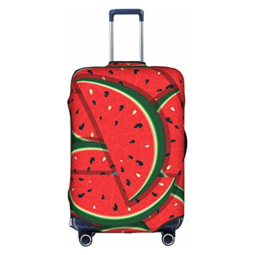 Housse de valise pastèque rouge élastique et lavable de 18 à 32 pouces