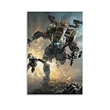 Tohapar Titanfall Game Poster for Bedroom Aesthetic Canvas Art Wall Decor 12x18inch(30x45cm), Unframe-style