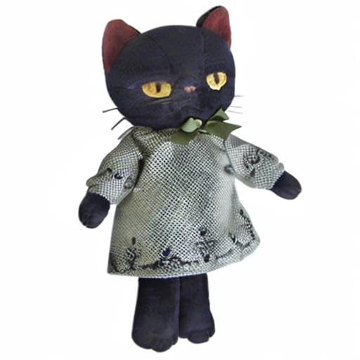 子猫の武勇伝／アンブローズ／ぬいぐるみ Amazon.co.jp: ミヌー ぬいぐるみ (S) ドレス グリーン 猫 高さ