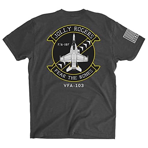 Jolly Rogers - F/A F-18F Fear The Bones - XL - Charcoal Cover