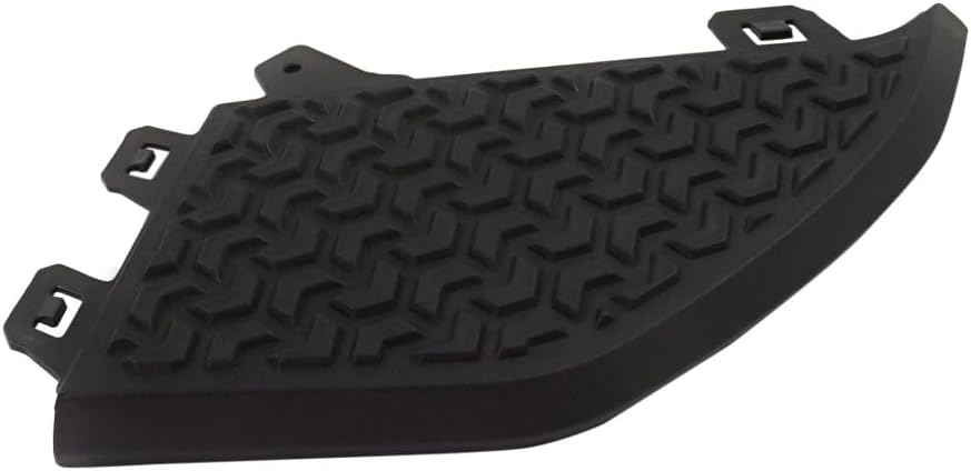 For Chevy Silverado 1500 2019-2025 Bumper Step Pad Driver And Passenger Side | Pair | Rear | Outer | Corner Insert Step Pad | PP Plastic | Black | GM1196107, GM1197107 | 84227858, 84227859
